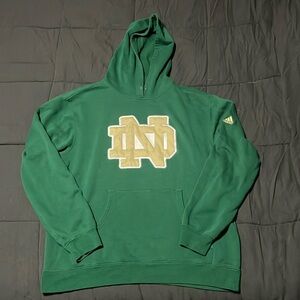 Adidas, Size medium Notre Dame fighting Irish hoodie!